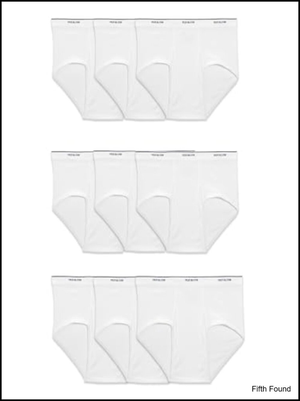 Fruit of the Loom Men's Cotton Briefs, Tag Free Underwear, 9-Pack